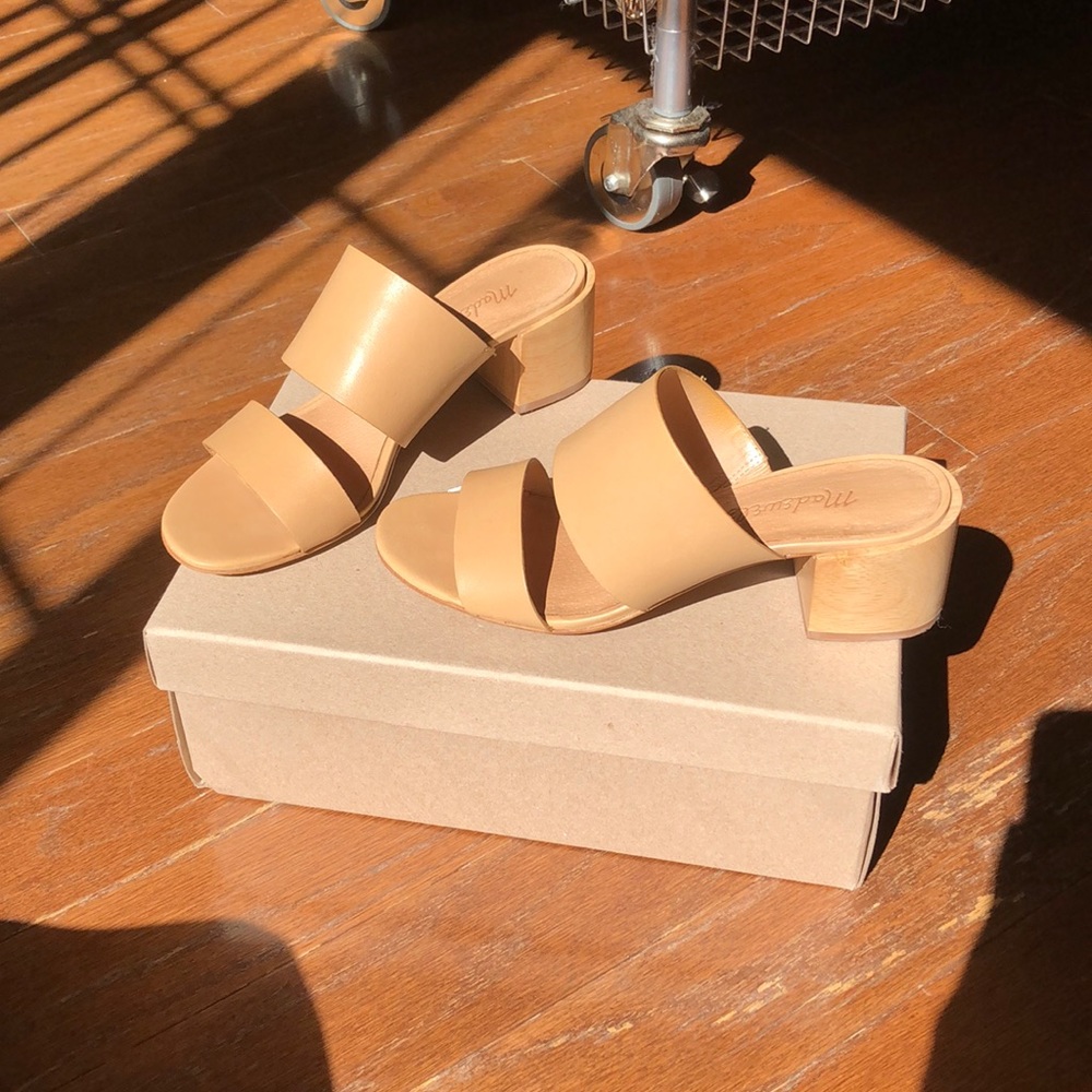 Madewell Kiera Block heel Sandal Mule